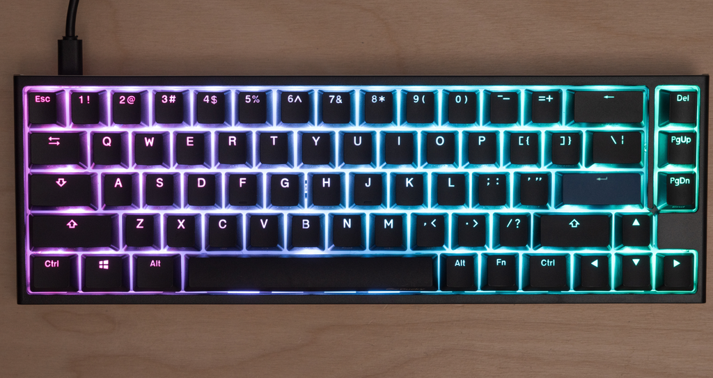 Teclado Mecanico Ducky One 2 SF Español RGB Cherry Mx Red 