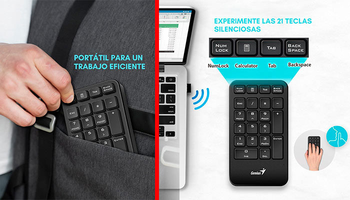 Teclado Numerico Genius NumPad 1000 Wireless