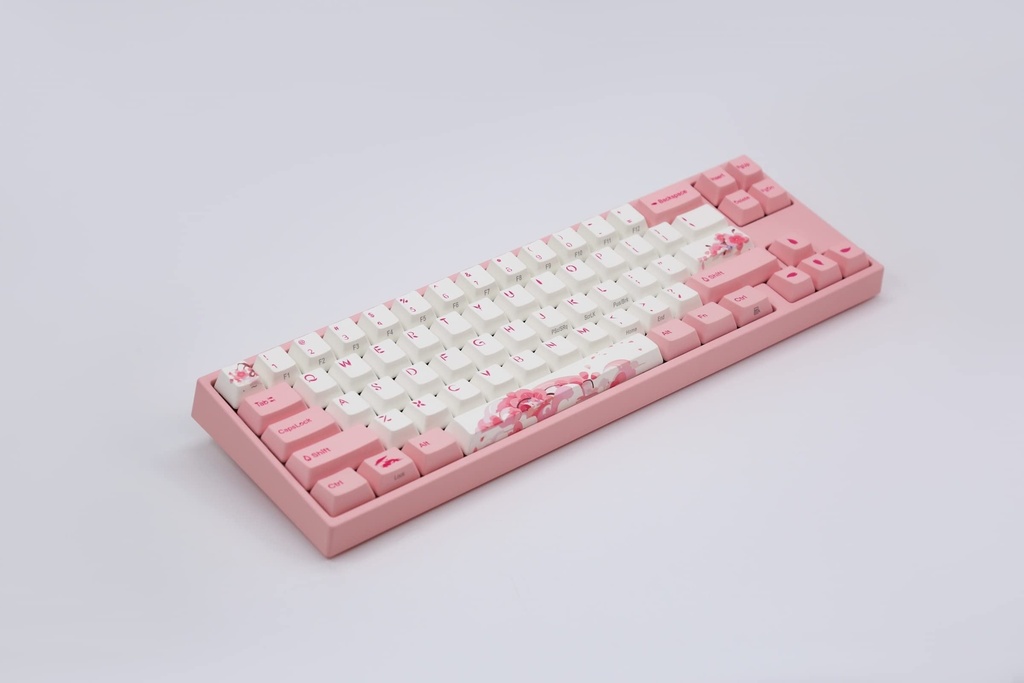Teclado Mecanico Ducky Miya Pro Sakura V2 Ingles Led Blanco Varmilo EC Rose V2 