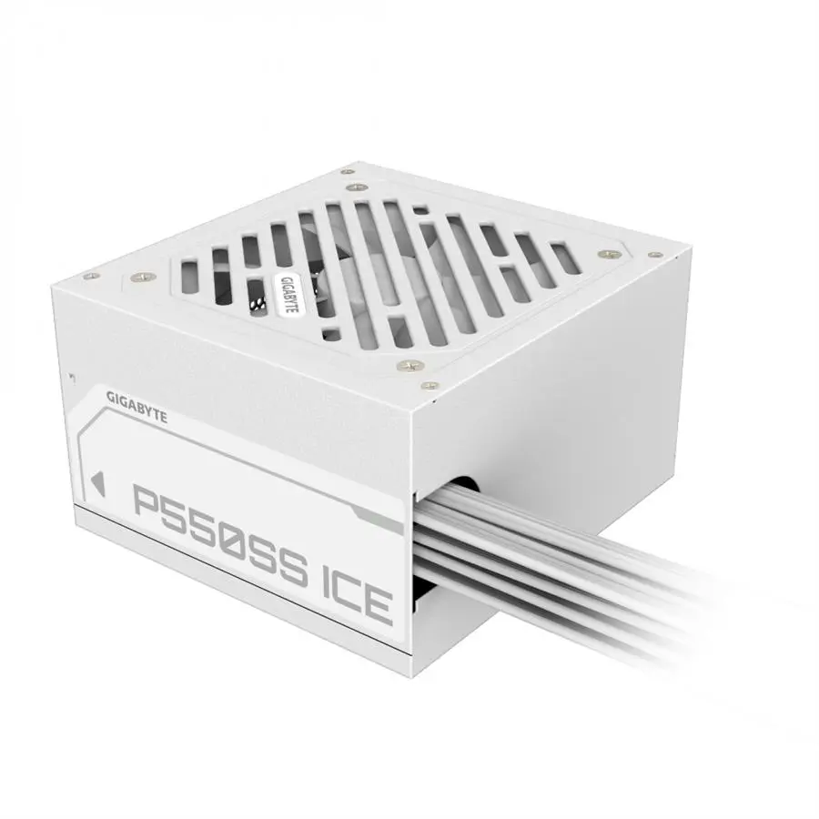 Fuente Gigabyte 550w P550SS Ice 80 Plus Silver ATX 3.0 Blanca