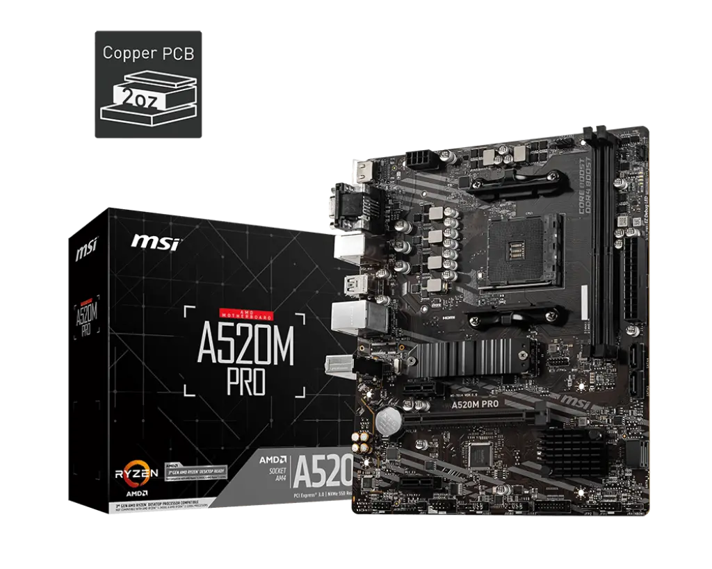 Motherboard MSI A520M PRO DDR4 AM4