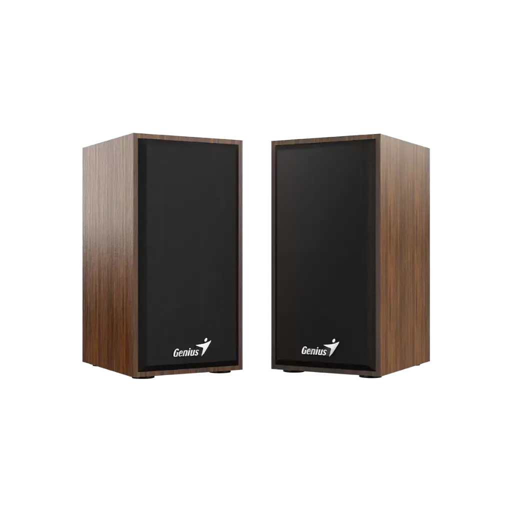 Parlante Genius 2.0  SP-HF180 6W USB Wood