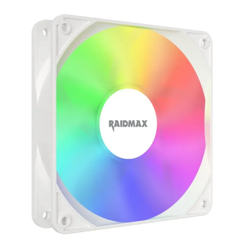 Fan RaidMax p/Gabinete 120MM ARGB X-Air White