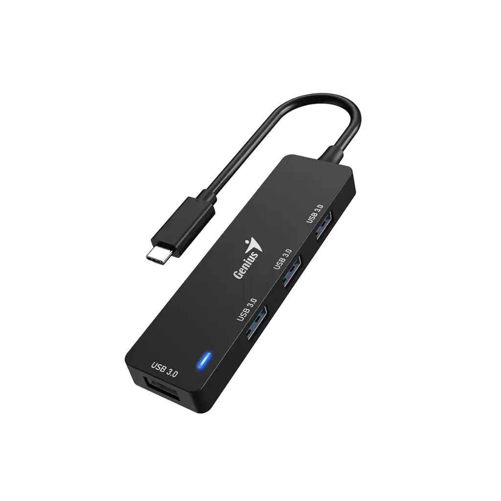 Hub Adaptador Genius USB 3.0 / USB-C RJ45 HDMI SD VGA Audio 3.5  (copia)