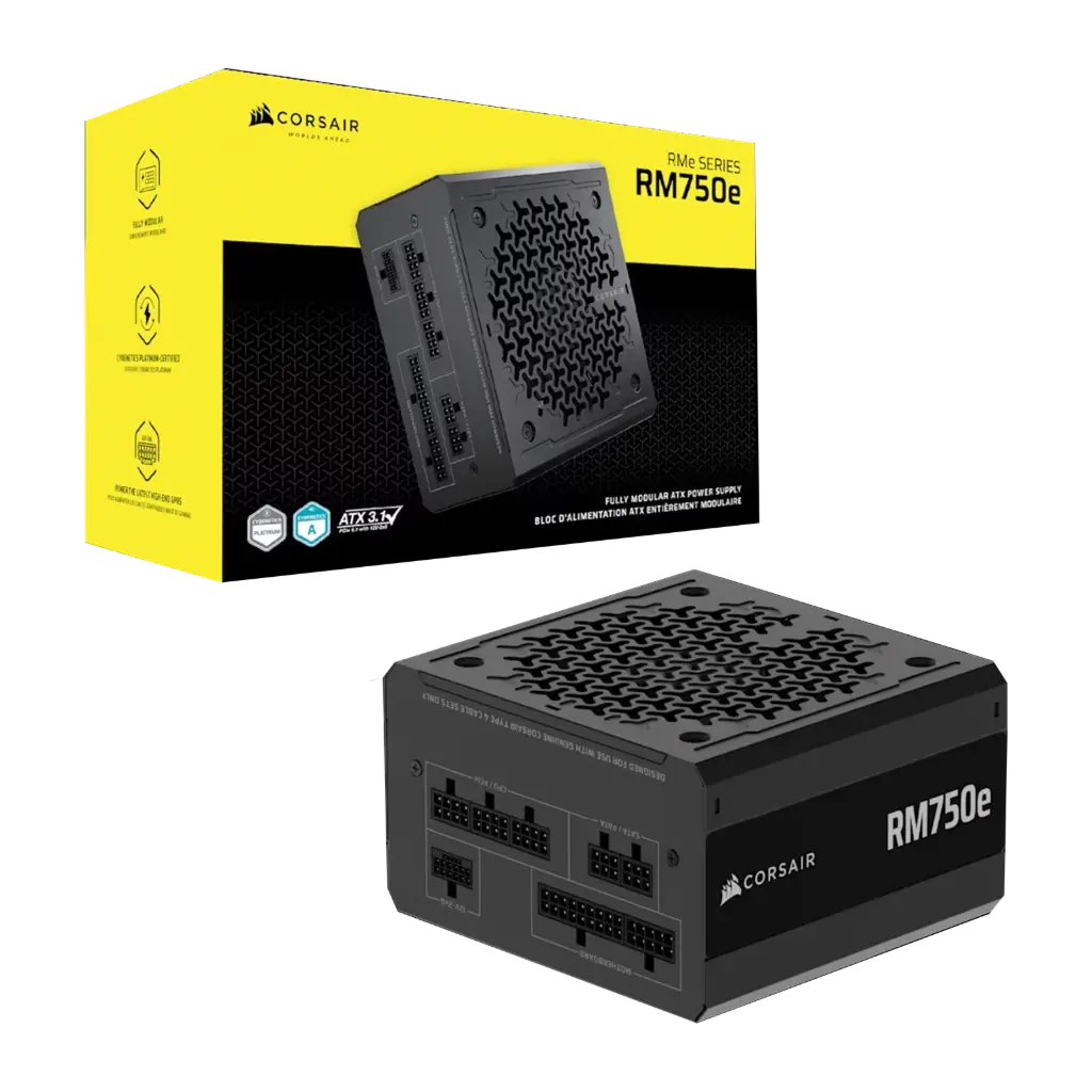 Fuente Corsair RM750e 750W Cybenetics Platinum Full Modular PCI