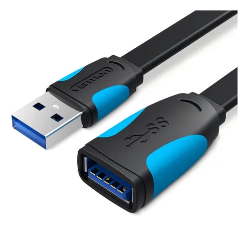Cable Extensor USB 3.0 plano 0,5 metros 