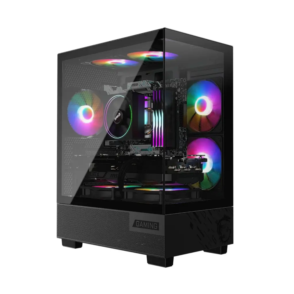 Gabinete MSI PAG PANO M110A Mid-Tower TG x2 RGB Fan x3 Black (7269)