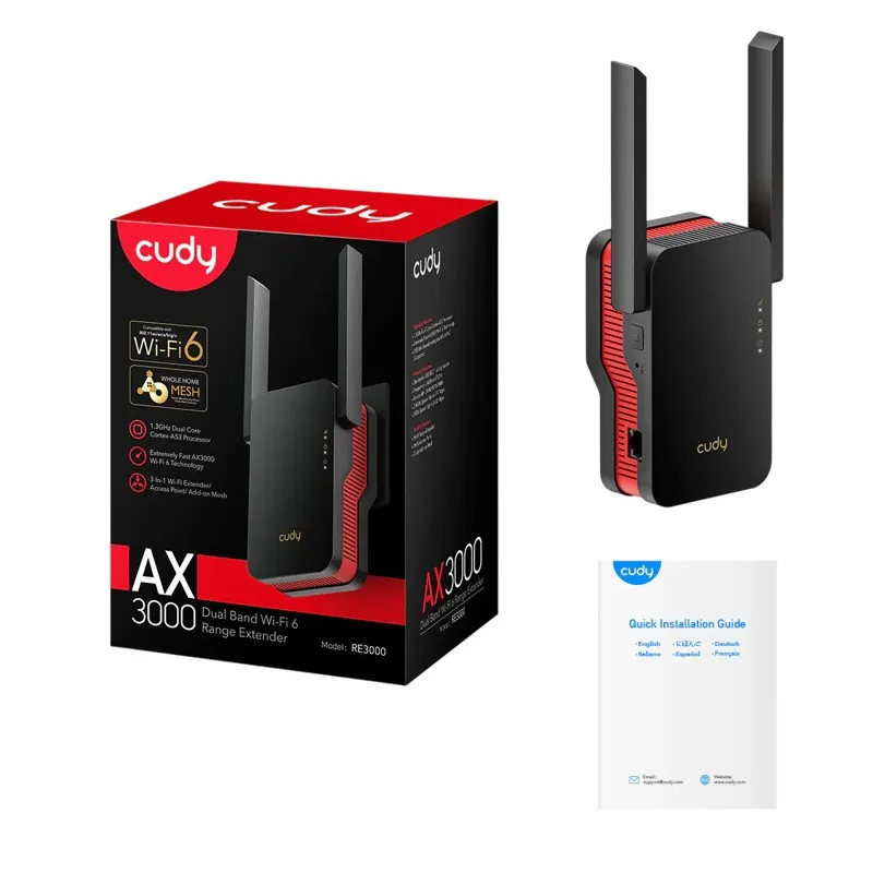 Extensor Cudy AX3000 WI-FI 6