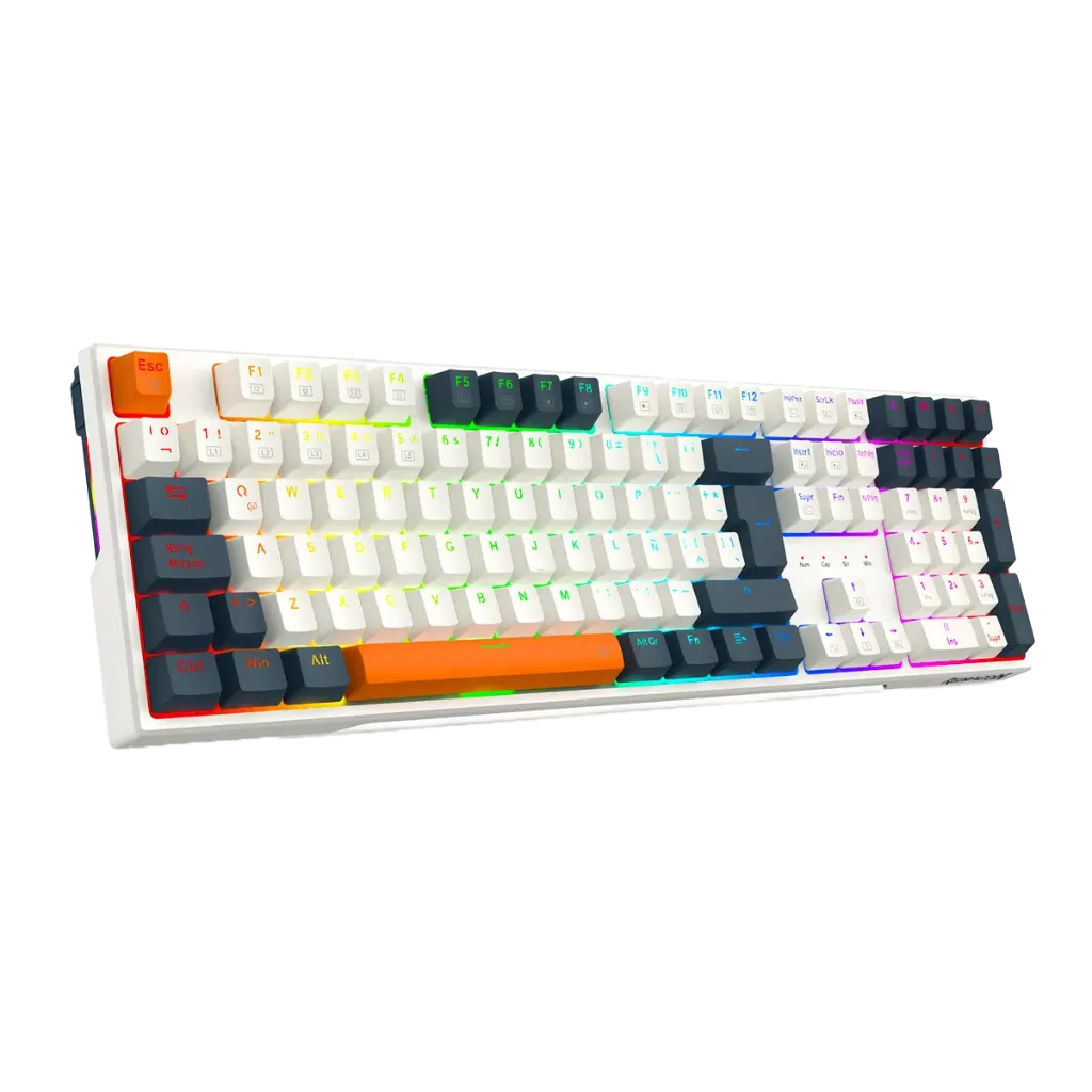 Teclado Mecanico Redragon Trundle K668WBO-RGB-SP