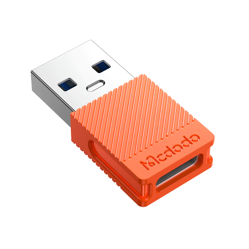 Adaptador USB-C Hembra a USB-A Macho 3.0 McDodo Naranja