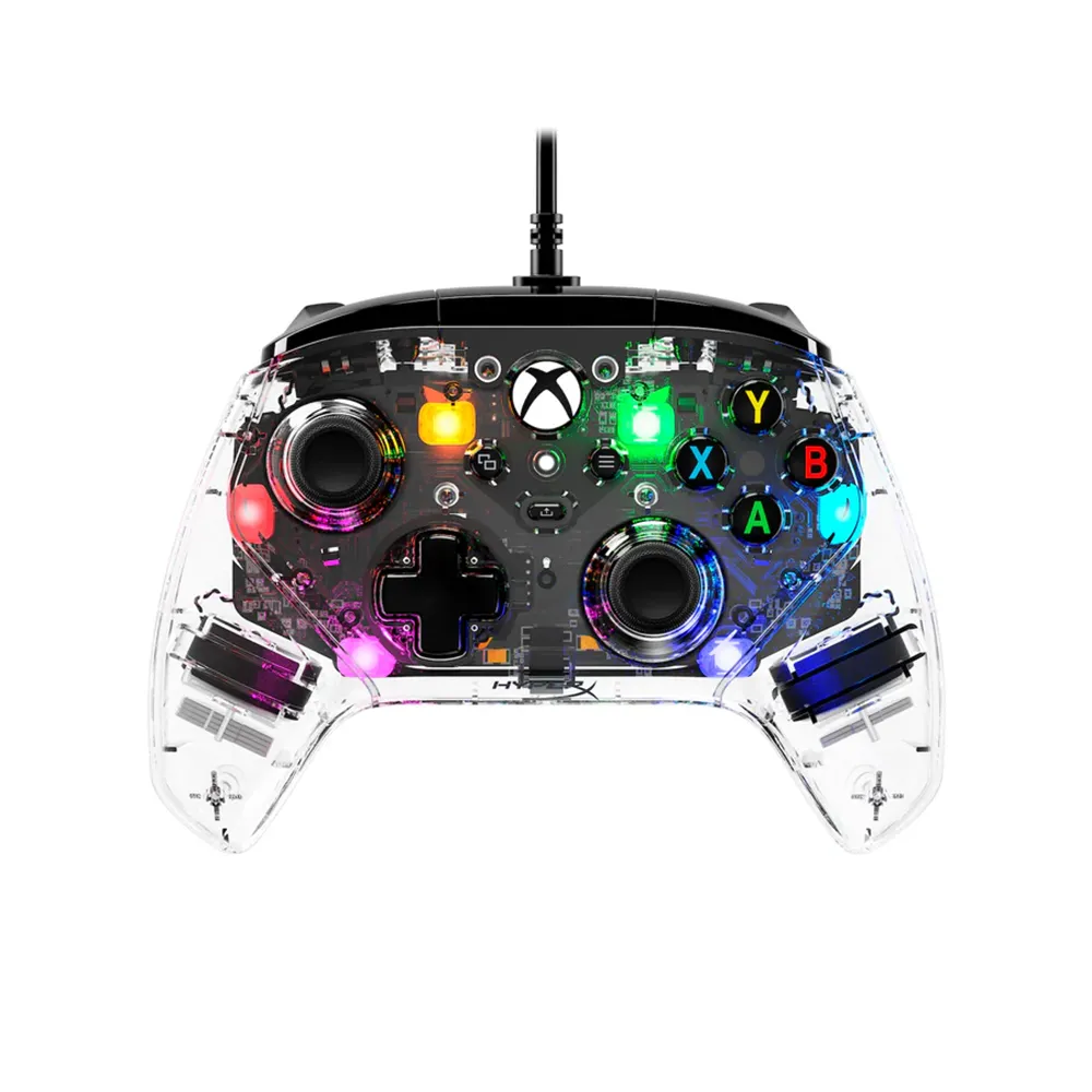 Joystick/Gamepad HyperX Clutch Gladiate Transparente RGB XBOX/PC