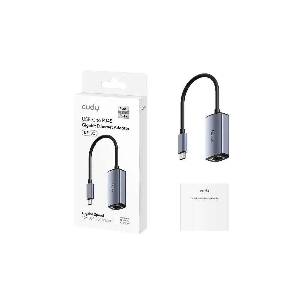 Adaptador Cudy USB-C a Ethernet